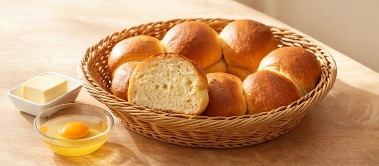 Start with the bread basket. Which classic French bread is famous for its rich, buttery crumb and high egg content?
