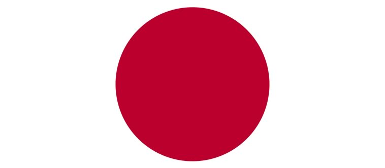 Let's start our feast with a simple, elegant design: which nation's flag showcases a bold red circle set against a crisp white background?