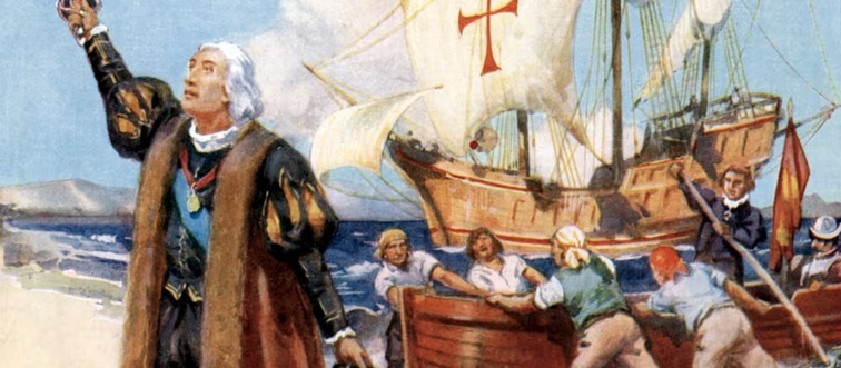 Let's kick things off with a classic exploration recipe: which famous voyager is credited with sailing under the Spanish flag to reach the Americas in 1492?