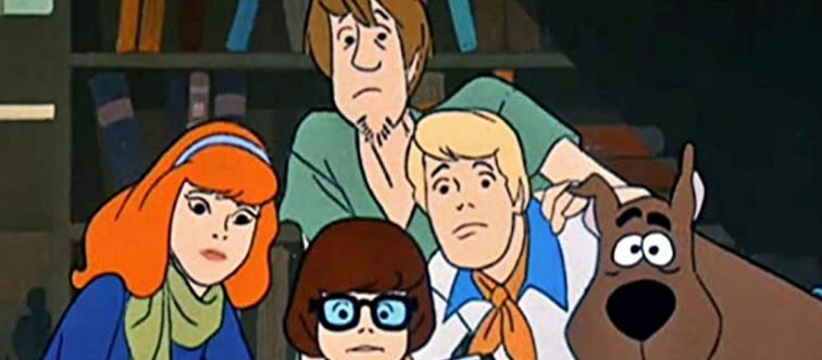 Which classic cartoon serves up a chatty Great Dane named Scooby?